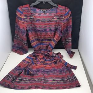 BeBop multicolored tribal print dress size M